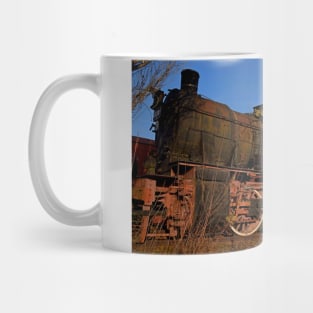 Vintage steam loco, Bucharest Mug